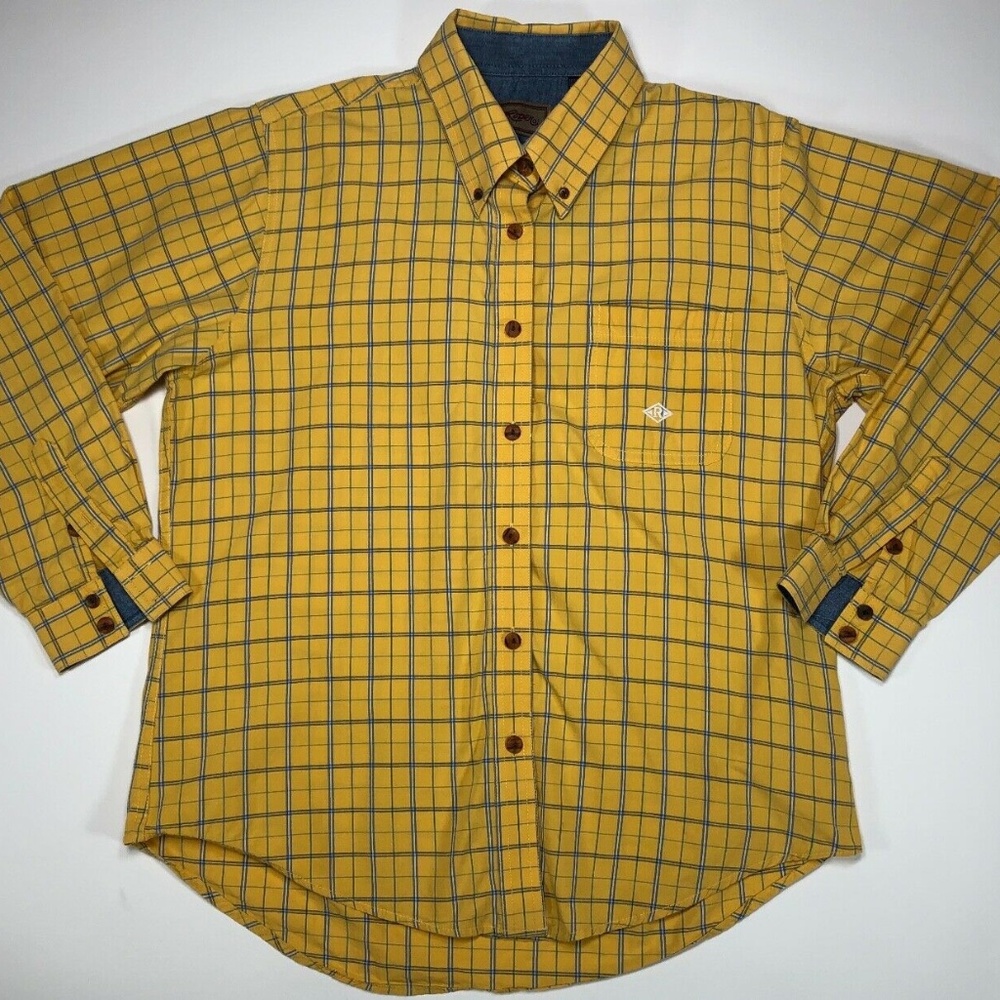 Roper Long Sleeve Button Up Shirt Kid Size Large